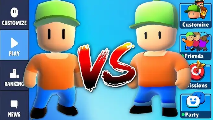 STUMBLE GUYS OLD VS NEW